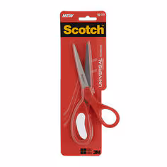 Ciseaux Scotch Universal rouges, 1 par paquet, 18 cm