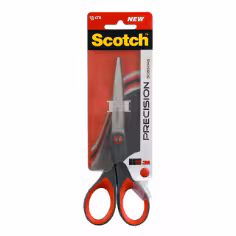 Ciseaux Scotch Precision rouges, 1 par paquet, 18 cm
