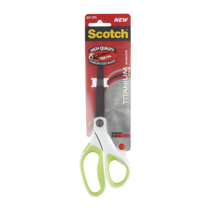 Ciseaux Scotch Titanium verts, 1 par paquet, 20 cm