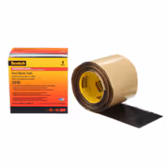 Rouleau de mastic vinyle Scotch® 2210, Autosoudable, Noire, 102 mm x 3 m, 2.29 mm