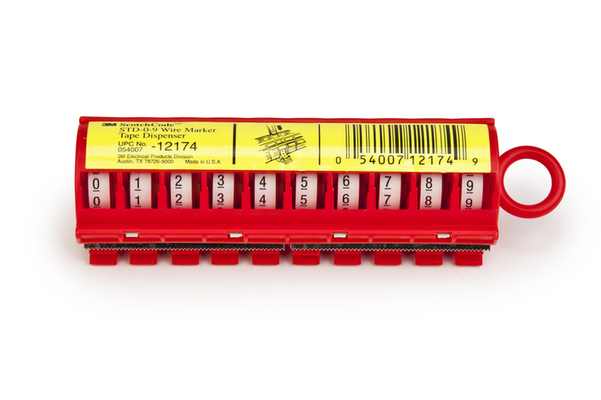 STD09 3M ScotchCode distributeur rempli avec chiffres \