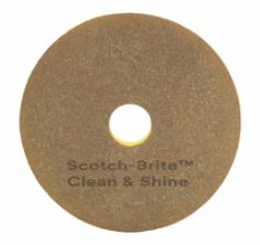 Disque de lavage et lustrage 3M Scotch-Brite Clean & Shine, 355 mm, 5/Carton
