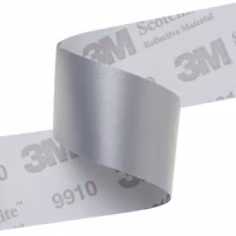 Tissu rétroréfléchissant 3M Scotchlite 9910, Argent, 28 mm x 50 m