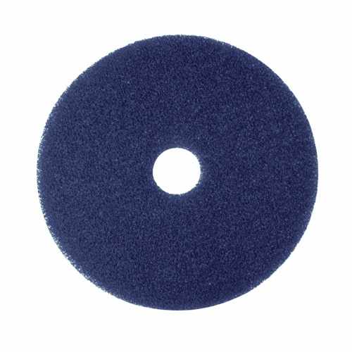 Disque Basic de lavage 3M Bleu, 406 mm, 5/Carton