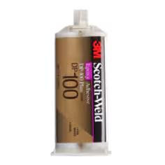 Colle Structurale Époxyde 3M Scotch-Weld DP100 Plus, Transparent, 48.5 ml, Nécessite Un Applicateur