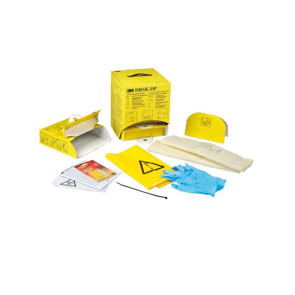 Kit absorbant produits chimiques 3M DRSK-DP, 12/Carton