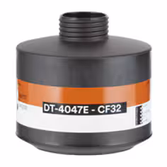 Cartouche à gaz/vapeur filetée DIN 3M et filtre contre les particules CF32 AXP3 R D, DT-4047E