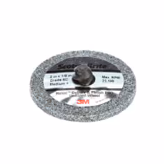 Roue compressée d\'ébavurage et de finition Scotch-Brite PRO attache Roloc, 50,8 mm x 6,35 mm x NH TR, 9C XCRS+