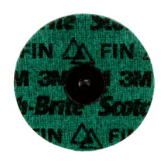 Disque Surface Conditioning de précision Scotch-Brite Roloc, PN-DR, fin, TR, 101.6 mm, 25/boîte, 100 pièces/carton, dévidoir pratique