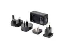 Fiche d\'alimentation secteur 3M PELTOR pour batterie Lite-Com Pro II IS, port de charge USB, FR08