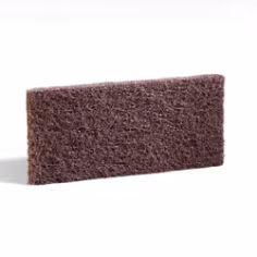 3M Doodlebug Tampon de décapage marron pour balai, 118 mm x 254 mm, 10/Pack