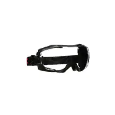 Lunettes-masque de sécurité 3M GoggleGear 6000, joint noir, revêtement antibuée / antirayure Scotchgard (K&N), optique transparente, GG6001SGAF-BLK-EU