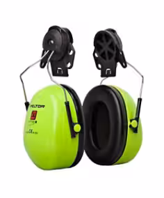 Coquilles antibruit 3M PELTOR Optime III, haute visibilité, monté sur casque, H540P3E-475-GB
