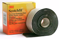 Mastic d\'isolation électrique 3M Scotchfil, 15.8 mm x 152.4 mm