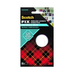 Scotch® Points de Colle Permanente, Transparent, 64 Unités