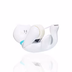 Dévidoir de ruban adhésif Scotch chat C39 + Ruban invisible Scotch® Magic, 19 mm x 8.89 m, 1 rouleau/paquet