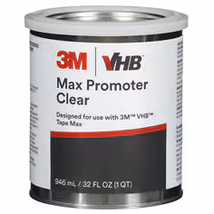Primaire 3M VHB Max, Transparent, 946.4 ml