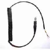 Câble bouclé pour casque 3M PELTOR avec fiche J11, 0,5 - 1,4 m, ML1A