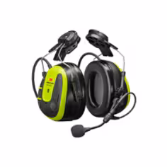 Casque 3M PELTOR WS ALERT X, jaune vif, monté sur casque de sécurité, compatible avec l\'application mobile, MRX21P3E4WS6