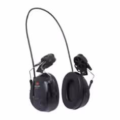 Casque 3M PELTOR ProTac III, 25 dB, coques minces, noir, monté sur casque de sécurité, MT13H220P3E