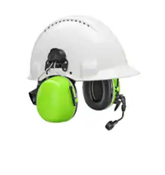 Casque à haute atténuation 3M PELTOR CH-5, 36 db, haute visibilité, monté sur casque de sécurité, MT73H450P3E GB