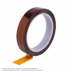 Ruban électrique sur film polyamide 3M 1205, MC9, Adhésif acrylique simple face, 25 mm x 33 mm x 0.08 mm