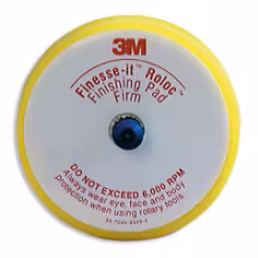 Plateau Mousse de Finition 3M Finesse-it Roloc , 76 mm, Ferme