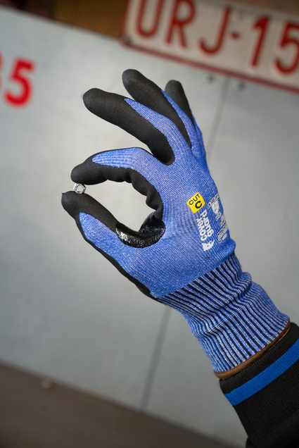 Gants EUROCUT N300 CUT C. HPPE J13 micro mousse nitrile T11
