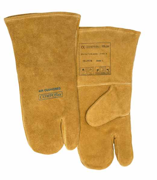 Gant soudeur ¨Bucktan Wide Body¨croûte bovin de première qualité COMFOflex® mod. 1doigt MIT Taille L