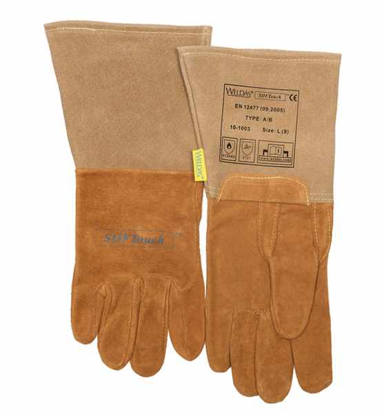 Gant soudeur Softouch? cuir de porc avec pouce renforcé et doigt index sans couture Taille M