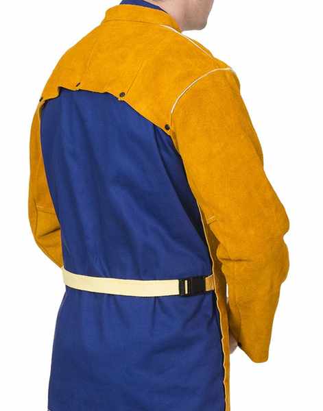 Bolero Golden Brown? en cuir croûte bovin Taille L