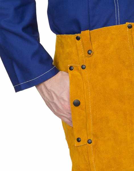 Pantalon Golden Brown? en cuir croûte bovin Taille M