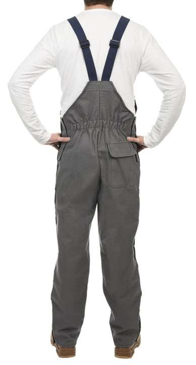 Arc Knight®salopette de soudage coton ignifugé 520 gr./m2 avec renfort en cuir Taille M