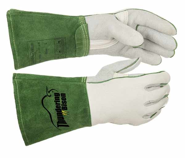 Gant soudeur ThunderingBison renforcé fleur de bison, manchette croûte bovin COMFOflex®