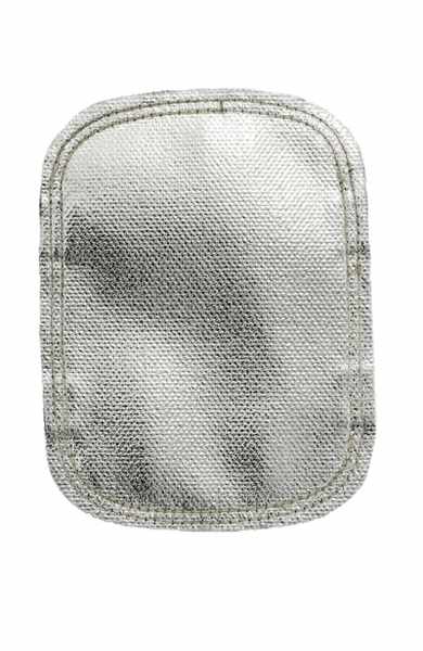 Protection de main fibre de verre avec dos en fibre de verre enduit noir, (la pièce)