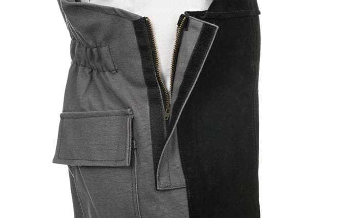 Arc Knight®salopette de soudage, coton ignifugé 520 gr./m2 avec renfort en cuir