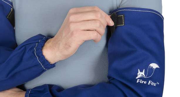 Manches Fire Fox  bleu ignifugé (1a paire)