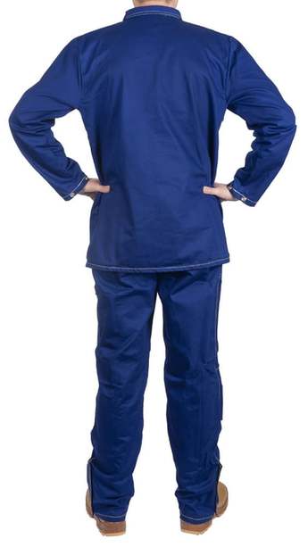 Pantalon Fire Fox  bleu en coton ignifugé