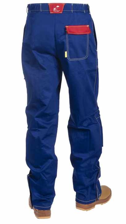 Pantalon Fire Fox  bleu en coton ignifugé