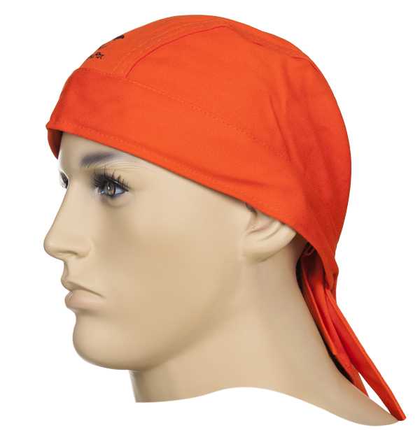 Fire Fox  bandana orange, ignifugé