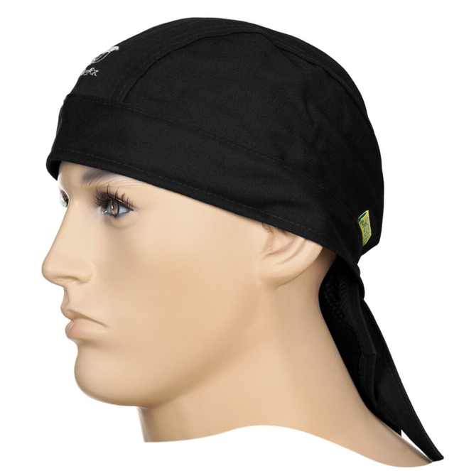 Fire Fox bandana noir, ignifugé