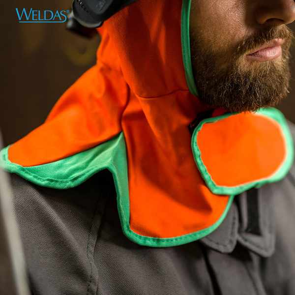 Fire Fox  Cagoule soudage orange, ignifugé