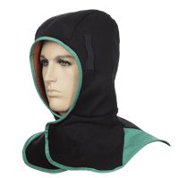 Cagoule hivernale noire retardateur de flamme avec doublure interne COMFOflex®