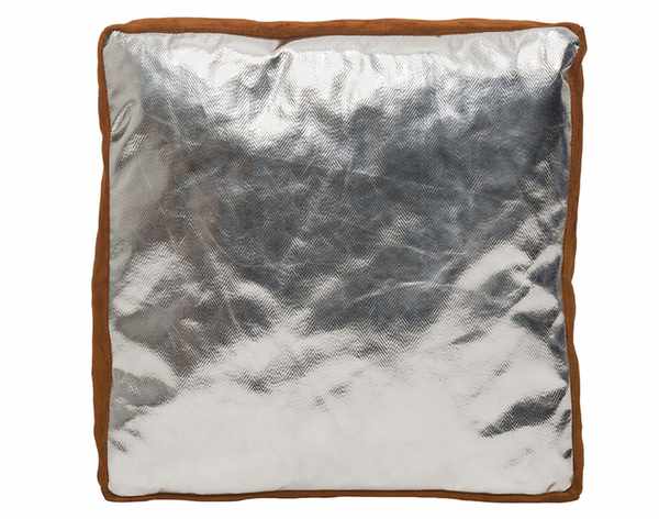 Coussins de soudure, cuir/PFR 50 x 50 x 8 cm