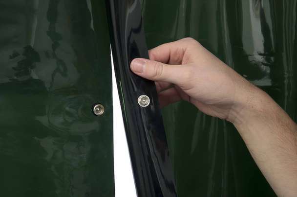 LAVAshield® Green connectable welding screen 180 x 137 cm.