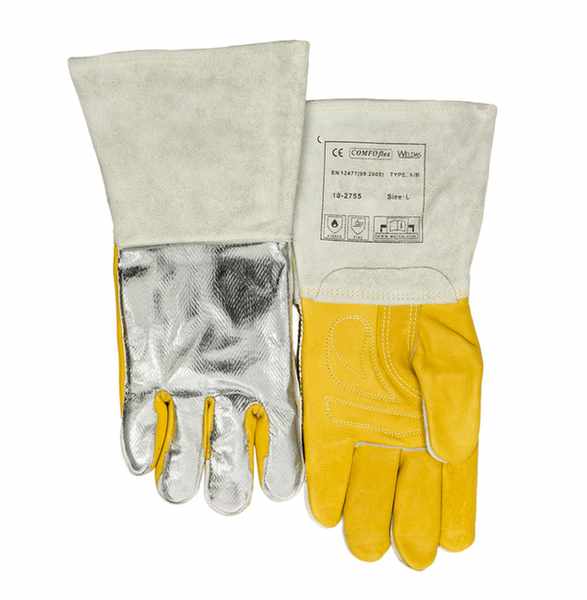 GANTS ALUMINISES L Gamme Expert. Taille L. Refléchit la chaleur de soudage. 