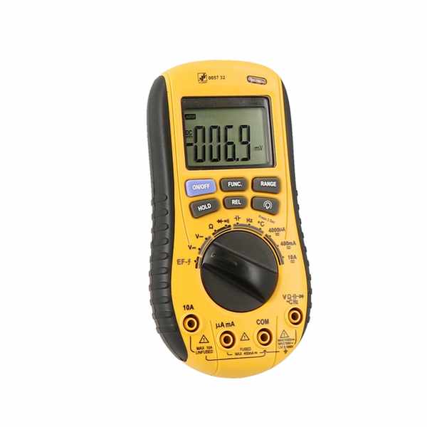 MultimètreV A ( DC-AC) - OHM -T° Hz F boitier bimat 