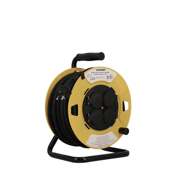 Enrouleur de câble H07RN-F  25 m-3g2,5mm² - IP44 ECO