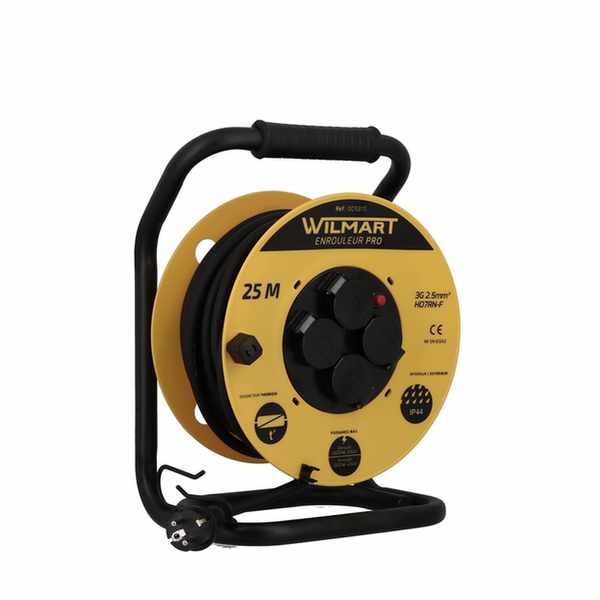 Enrouleur de câble H07RN-F  25 m-3g2,5mm² - IP44 