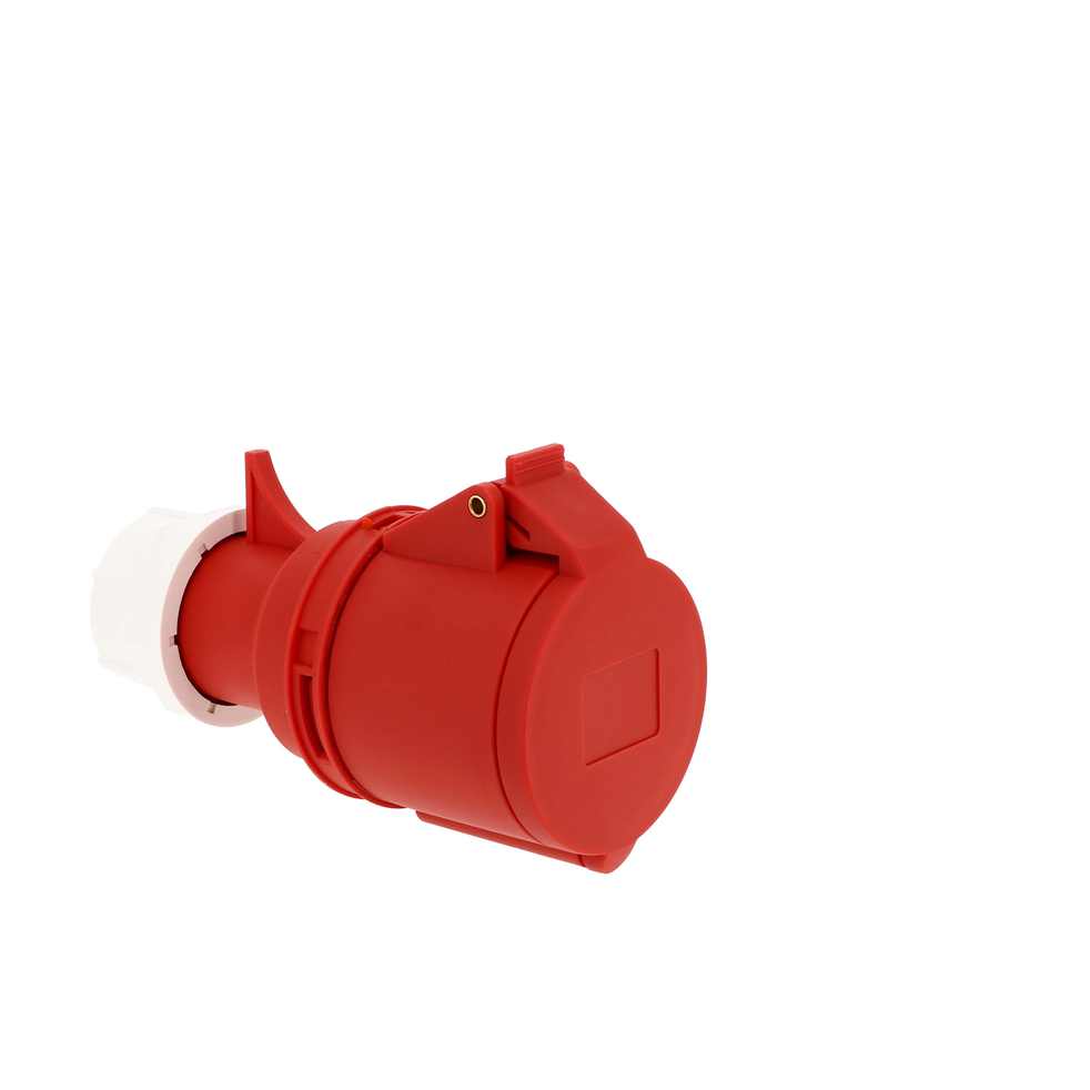 +fiche électrique femelle triphasé  5 broches 380 V 32A IP44 